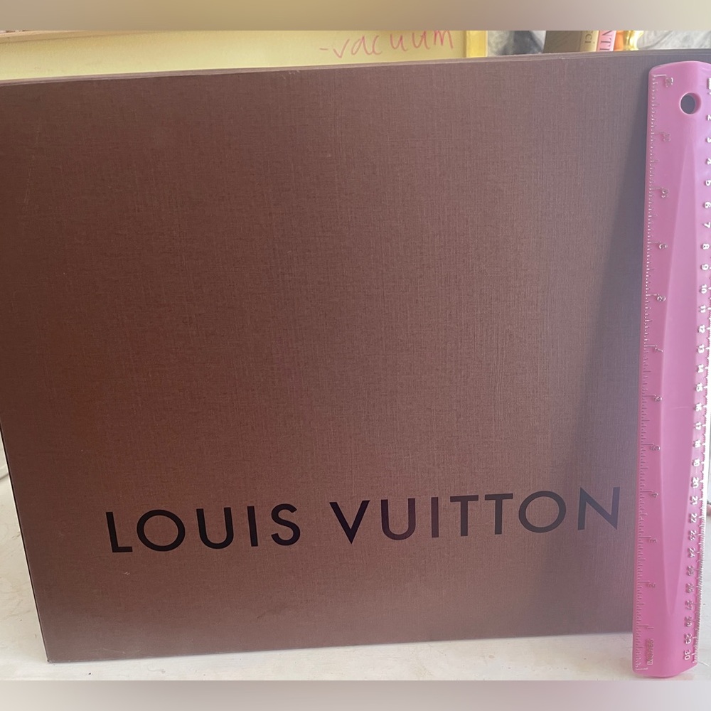 Empty Louis Vuitton big box for closet